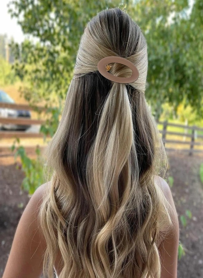 Amariver Hair Barrettes for Women 4packs Hair Clips French Barrette Clip Oval Hair Clips for Thick Thin Long Short Hair Fashion Accessories for Women Girls - Image 4